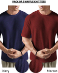 Pack of 2 – Waffle Knit Tees