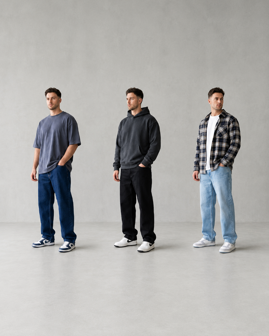 Pack of 2 - AVEROX™ Premium Baggy Jeans